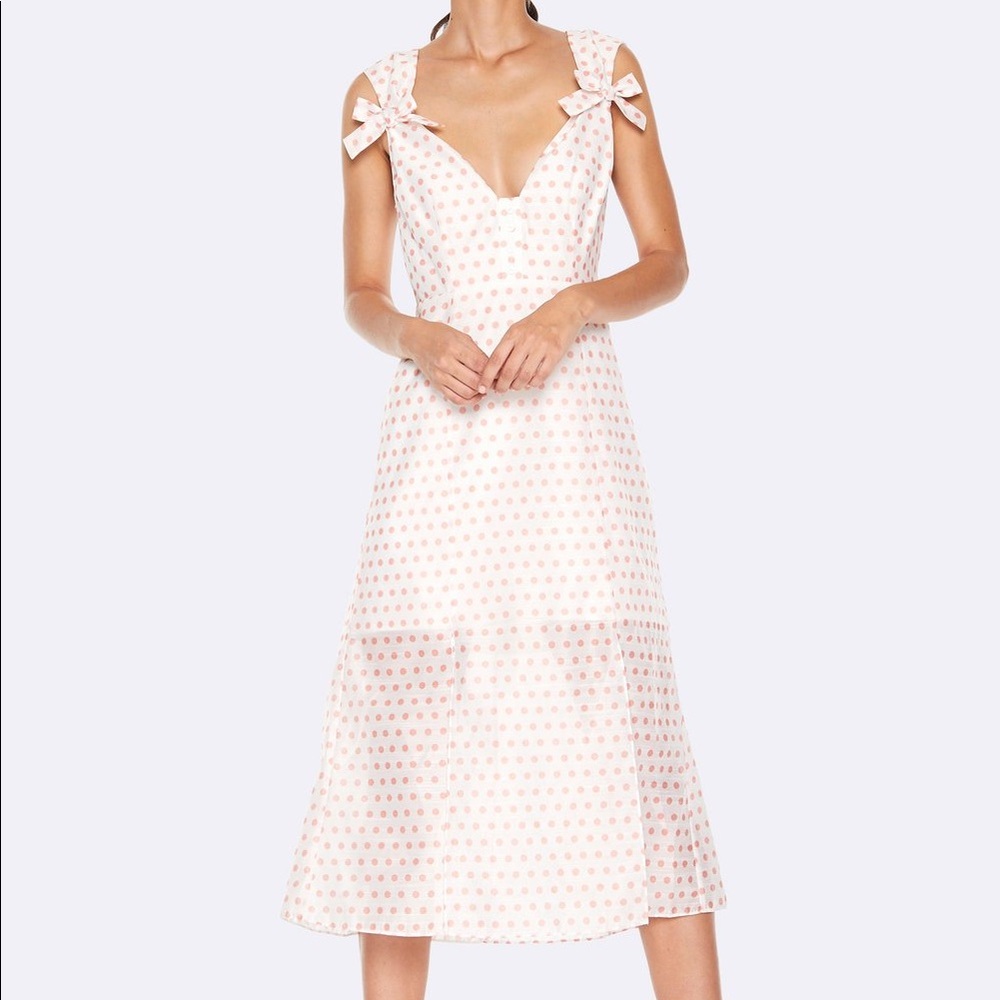 Talulah LA Maison Heavenly Peach Midi Dress